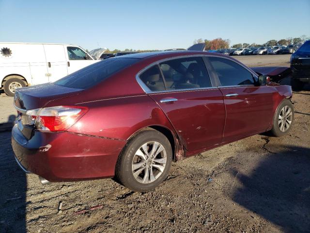 1HGCR2F32FA099621 - 2015 HONDA ACCORD LX MAROON photo 3