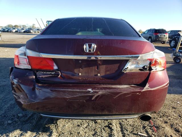 1HGCR2F32FA099621 - 2015 HONDA ACCORD LX MAROON photo 6