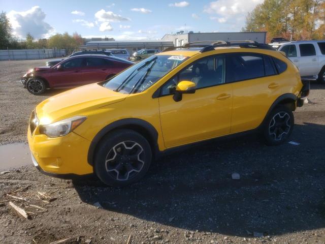 JF2GPADC5F8263617 - 2015 SUBARU XV CROSSTR 2.0 PREMIUM YELLOW photo 1