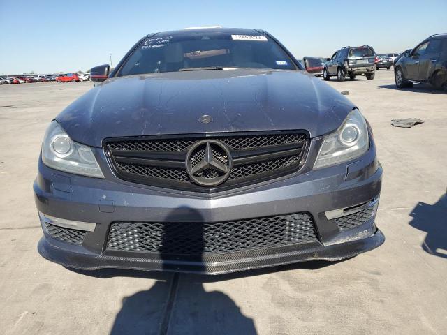 WDDGJ7HB2CF925607 - 2012 MERCEDES-BENZ C 63 AMG BLACK photo 5