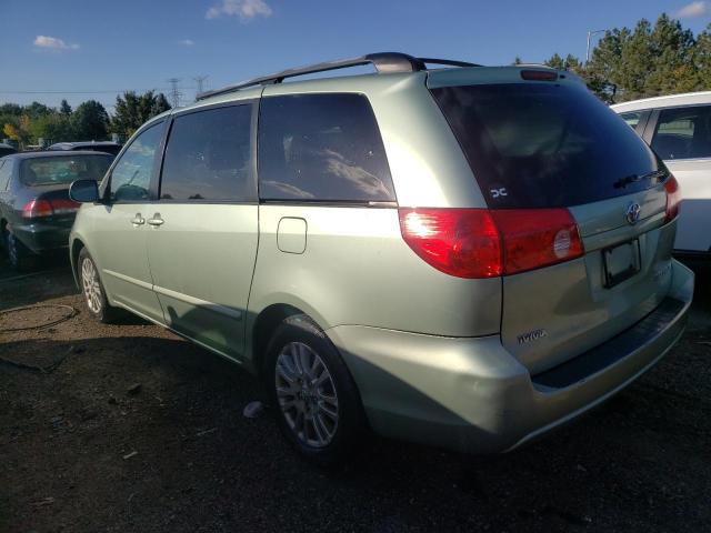 5TDZK22C68S219901 - 2008 TOYOTA SIENNA XLE GREEN photo 2