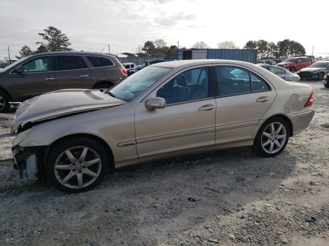 WDBRF40J94F463956 - 2004 MERCEDES-BENZ C 230K SPORT SEDAN GOLD photo 1