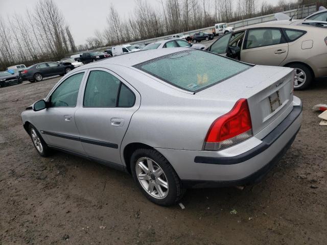 YV1RS61R822145435 - 2002 VOLVO S60 SILVER photo 2