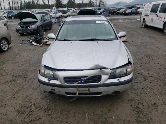 YV1RS61R822145435 - 2002 VOLVO S60 SILVER photo 5
