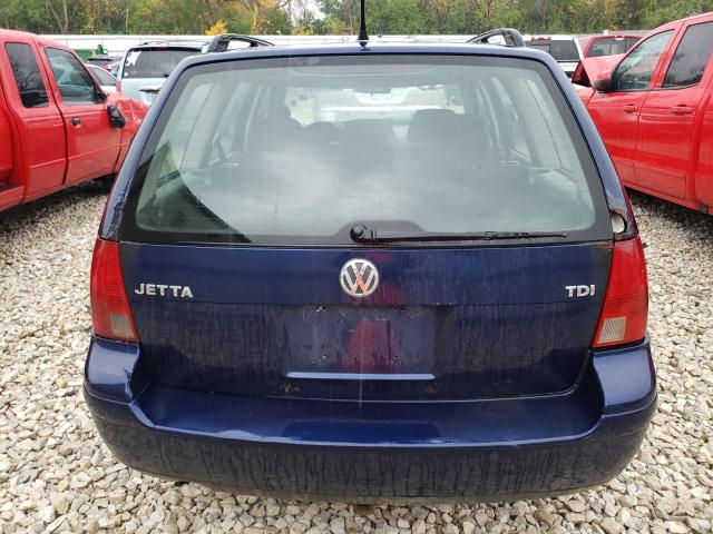 WVWRP61J83W493246 - 2003 VOLKSWAGEN JETTA GL TDI BLUE photo 6