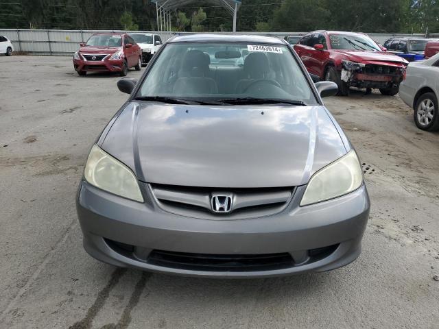 1HGES16305L002099 - 2005 HONDA CIVIC DX VP GRAY photo 5