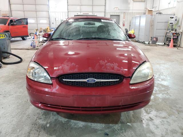 1FAFP55U02G267721 - 2002 FORD TAURUS SES BURGUNDY photo 5