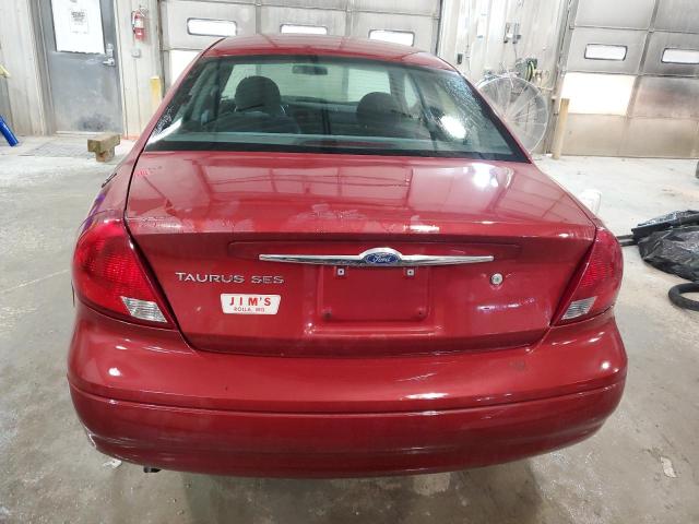 1FAFP55U02G267721 - 2002 FORD TAURUS SES BURGUNDY photo 6