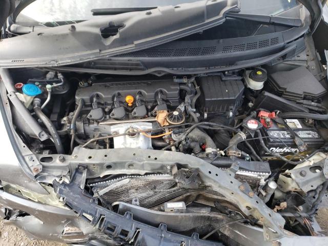 2HGFA16629H333559 - 2009 HONDA CIVIC LX-S Մոխրագույն լուսանկար 11