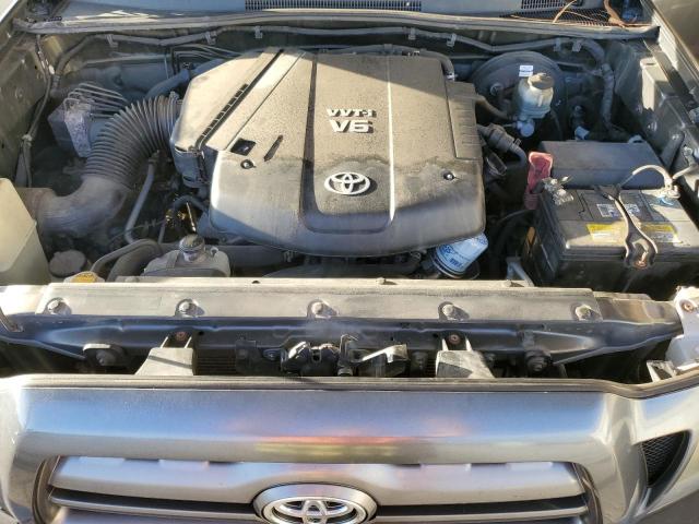 3TMJU62N89M082820 - 2009 TOYOTA TACOMA DOUBLE CAB PRERUNNER GRAY photo 11