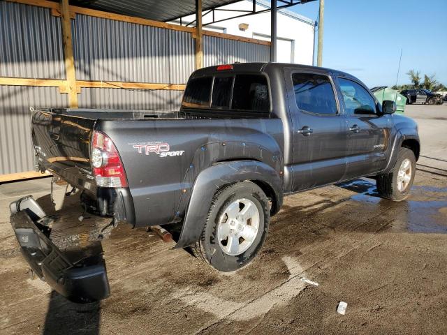 3TMJU62N89M082820 - 2009 TOYOTA TACOMA DOUBLE CAB PRERUNNER GRAY photo 3
