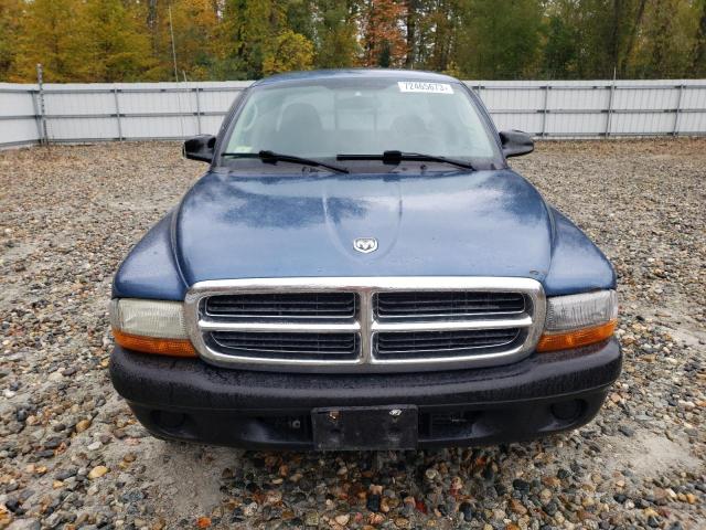 1D7GL12K74S632598 - 2004 DODGE DAKOTA SXT BLUE photo 5