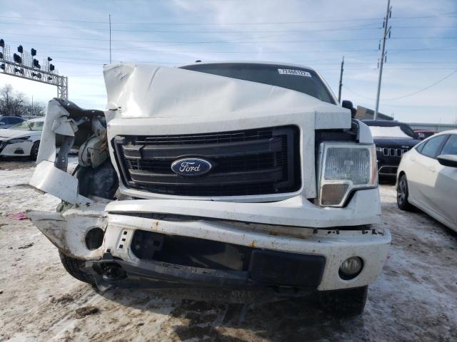 1FTFX1EF7DFD98111 - 2013 FORD F150 SUPER CAB WHITE photo 5