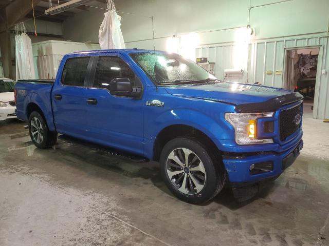 1FTEW1CP7KKD54608 - 2019 FORD F150 SUPERCREW BLUE photo 4