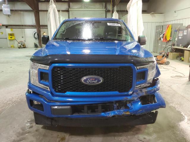 1FTEW1CP7KKD54608 - 2019 FORD F150 SUPERCREW BLUE photo 5