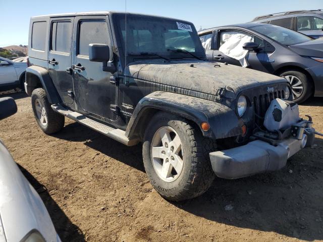 1J8GA59198L572045 - 2008 JEEP WRANGLER SAHARA BLACK photo 4