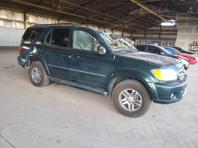 5TDBT48A73S167445 - 2003 TOYOTA SEQUOIA LIMITED GREEN photo 4