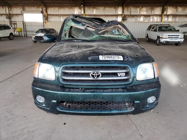 5TDBT48A73S167445 - 2003 TOYOTA SEQUOIA LIMITED GREEN photo 5