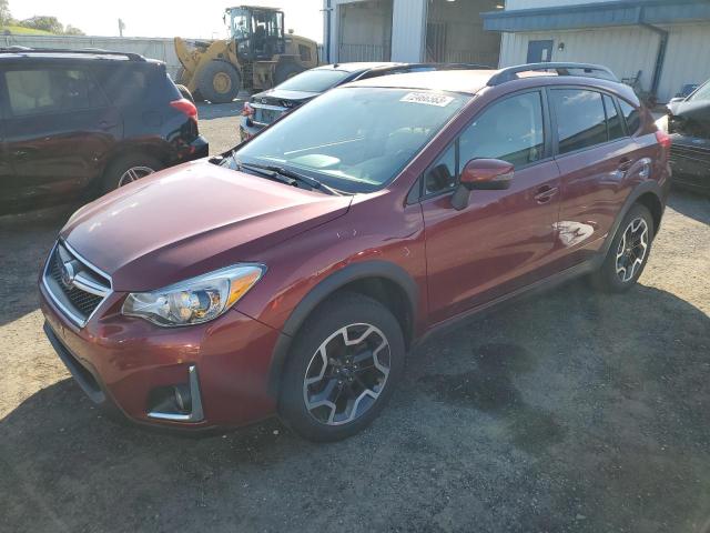 JF2GPAKC1HH217322 - 2017 SUBARU CROSSTREK LIMITED RED photo 1