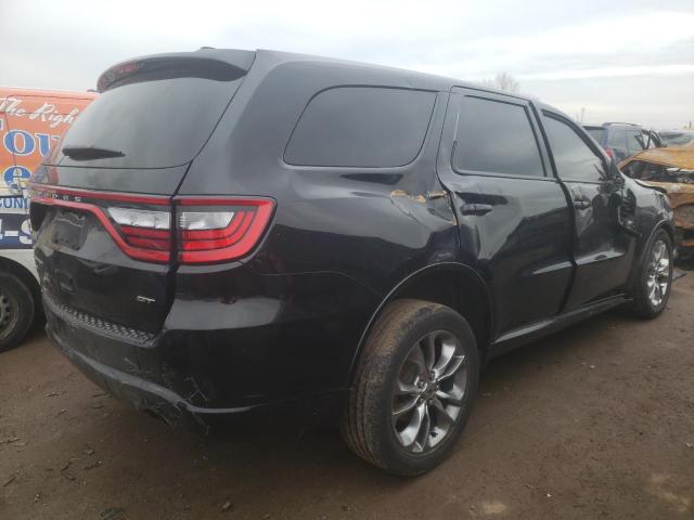 1C4RDJDG7LC308584 - 2020 DODGE DURANGO GT BLACK photo 3