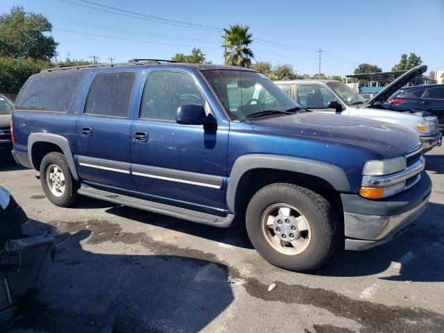 3GNFK16T81G209566 - 2001 CHEVROLET SUBURBAN K1500 BLUE photo 4