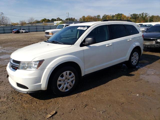 3C4PDCAB6HT653726 - 2017 DODGE JOURNEY SE WHITE photo 1