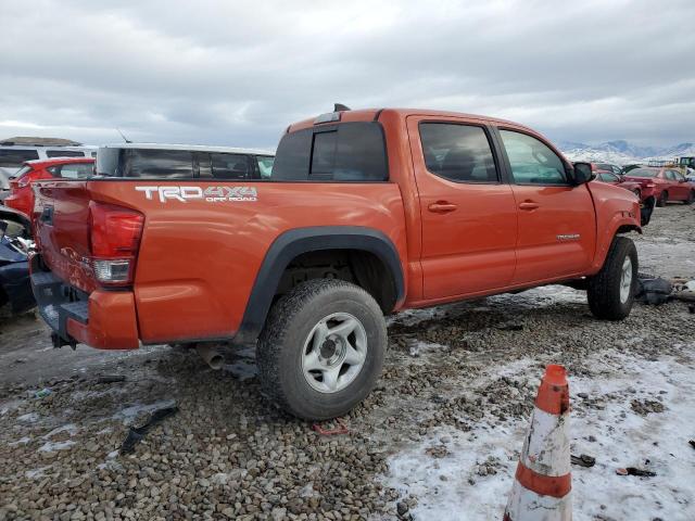 3TMCZ5AN9HM094317 - 2017 TOYOTA TACOMA DOUBLE CAB ORANGE photo 3