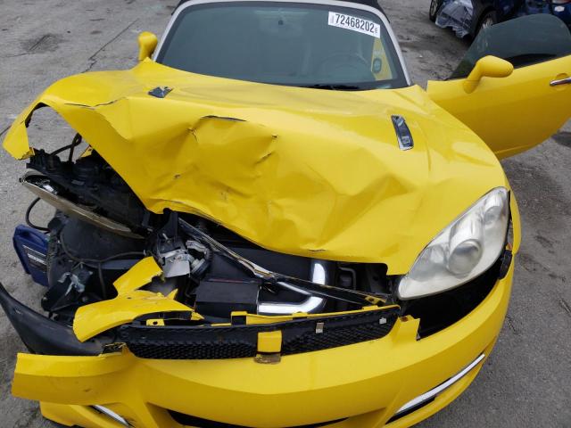 1G8MB35B77Y118771 - 2007 SATURN SKY YELLOW photo 11