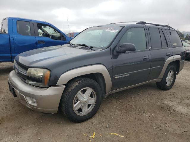 1GNDT13S432242740 - 2003 CHEVROLET TRAILBLAZE BLACK photo 1