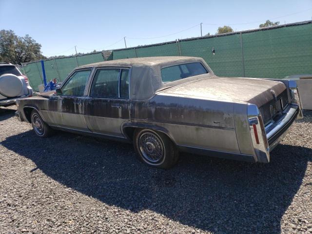 1G6DW69Y2G9742792 - 1986 CADILLAC FLEETWOOD BROUGHAM SILVER photo 2