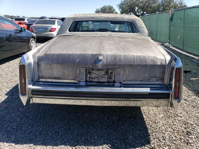 1G6DW69Y2G9742792 - 1986 CADILLAC FLEETWOOD BROUGHAM SILVER photo 6