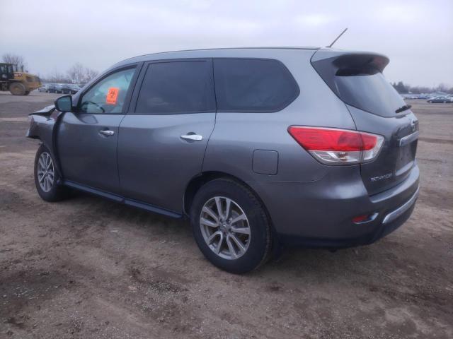 5N1AR2MM8FC676041 - 2015 NISSAN PATHFINDER S GRAY photo 2