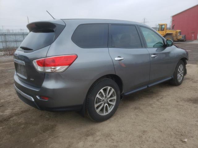 5N1AR2MM8FC676041 - 2015 NISSAN PATHFINDER S GRAY photo 3