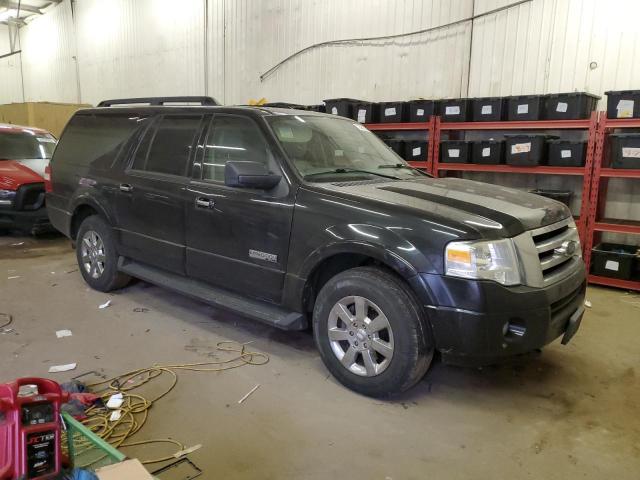 1FMFK16598LA57753 - 2008 FORD EXPEDITION EL XLT BLACK photo 4