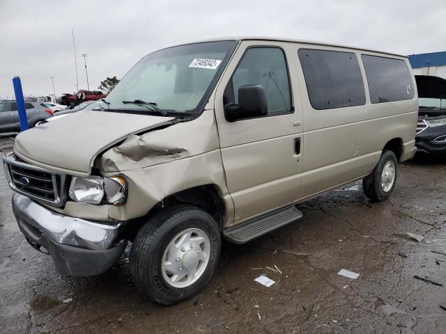 1FBNE31L27DA91149 - 2007 FORD ECONOLINE E350 SUPER DUTY WAGON TAN photo 1