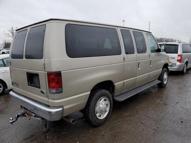 1FBNE31L27DA91149 - 2007 FORD ECONOLINE E350 SUPER DUTY WAGON TAN photo 3