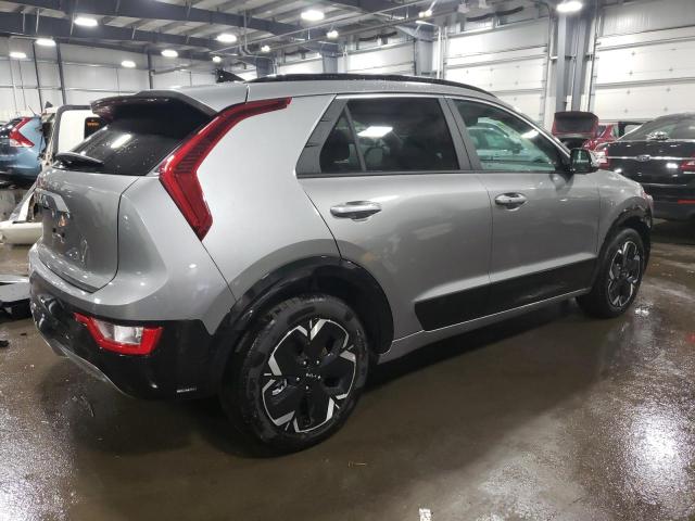 KNDCR3L10P5072399 - 2023 KIA NIRO WIND GRAY photo 3