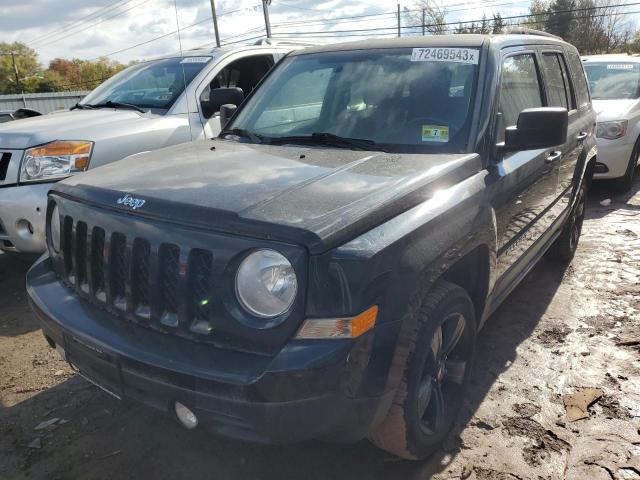 1C4NJRFBXCD655568 - 2012 JEEP PATRIOT LATITUDE BLACK photo 1