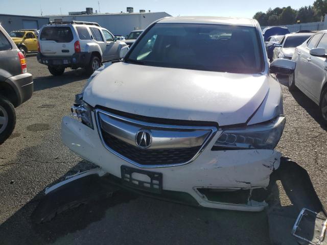 5FRYD3H20EB002739 - 2014 ACURA MDX WHITE photo 5