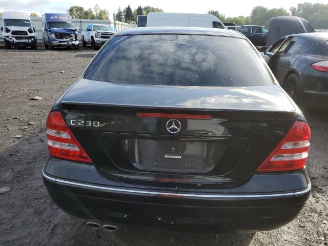 WDBRF52H67A954597 - 2007 MERCEDES-BENZ C 230 BLACK photo 6