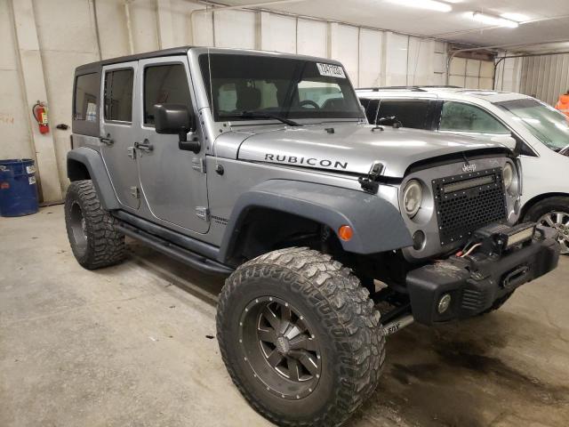 1C4BJWFG5FL598235 - 2015 JEEP WRANGLER RUBICON SILVER photo 4