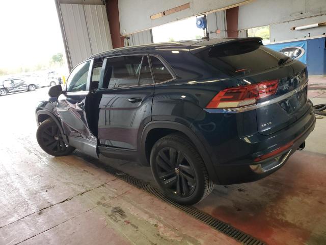 1V2HE2CA5NC201532 - 2022 VOLKSWAGEN ATLAS CROS SE ლურჯი ფოტო 2