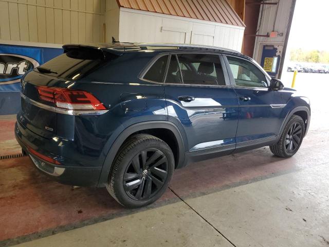 1V2HE2CA5NC201532 - 2022 VOLKSWAGEN ATLAS CROS SE BLUE photo 3