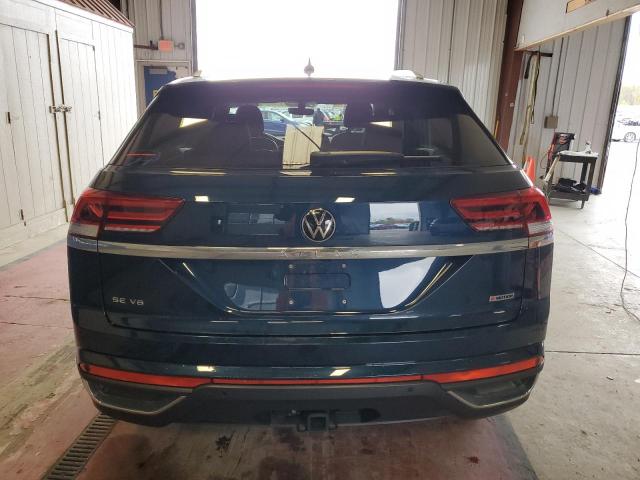 1V2HE2CA5NC201532 - 2022 VOLKSWAGEN ATLAS CROS SE ლურჯი ფოტო 6