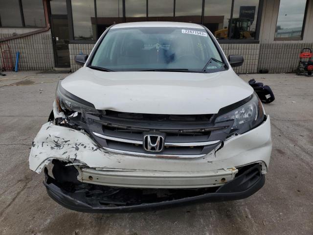 5J6RM4H38DL041363 - 2013 HONDA CR-V LX WHITE photo 5