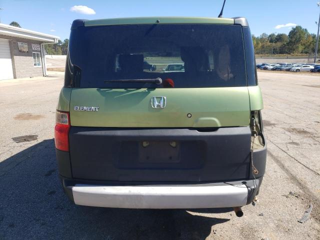 5J6YH17307L001248 - 2007 HONDA ELEMENT LX GREEN photo 6