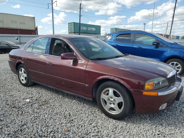 1LNHM87A5YY835847 - 2000 LINCOLN LS BURGUNDY photo 4