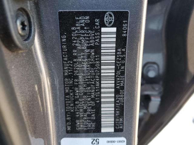 4T1G11AK4PU750811 - 2023 TOYOTA CAMRY SE NIGHT SHADE GRAY photo 13