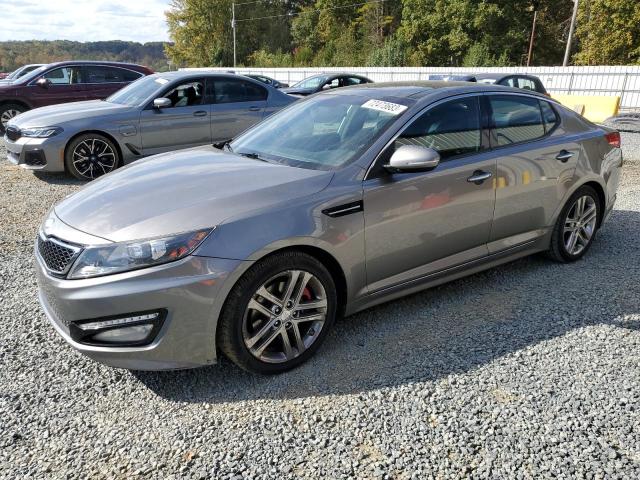 5XXGR4A64DG214234 - 2013 KIA OPTIMA SX GRAY photo 1