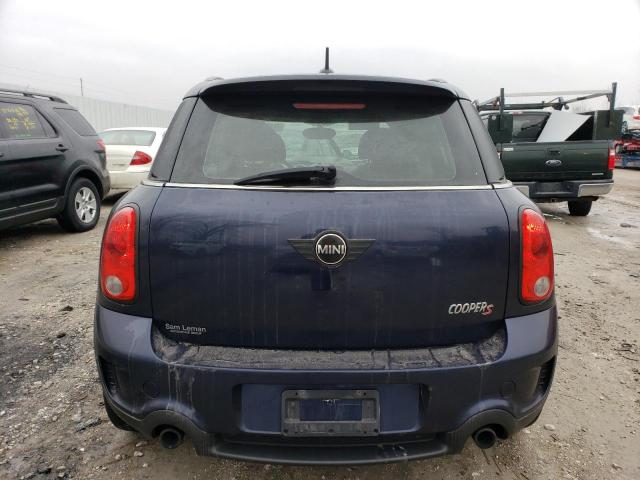 WMWZC5C52CWM12292 - 2012 MINI COOPER S COUNTRYMAN BLUE photo 6